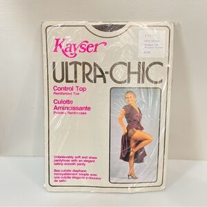 Kayser Ultra-Chic Control Top Pantyhose Medium Tall Ultra Smoke